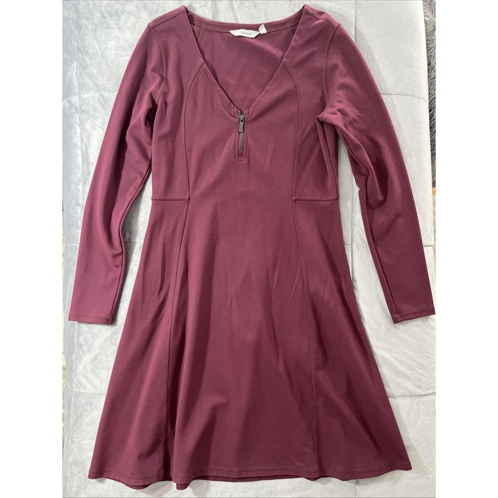 Athleta Women's Maroon Performance Dress Size Medium
